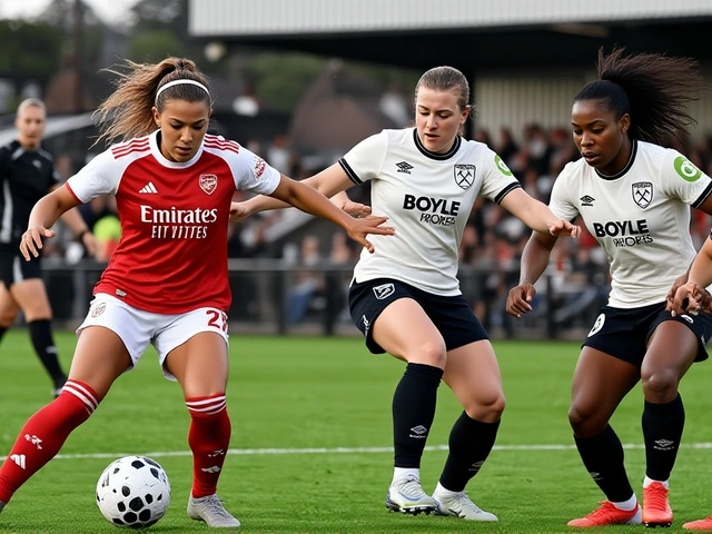 Arsenal Women Rout West Ham United Women 5-1 in Sky‑TV Broadcast