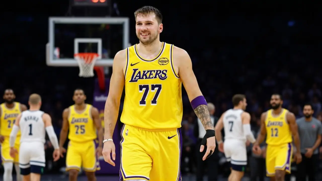 Doncic Scores 41, Makes Lakers History Amidst 16th Tech Suspension